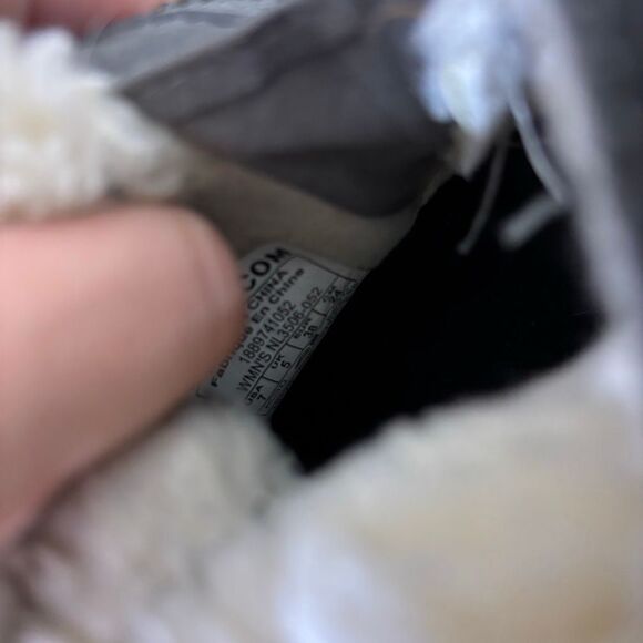 Sorel Taupe Leather and Grey Suede Zip Up Side Mid Calf Boots Size 7 - Picture 8 of 8